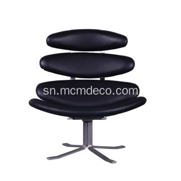 Corona Swivel Leather Lounge Sachigaro